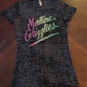 Montana Grizzly tee! Poly/rayon blend